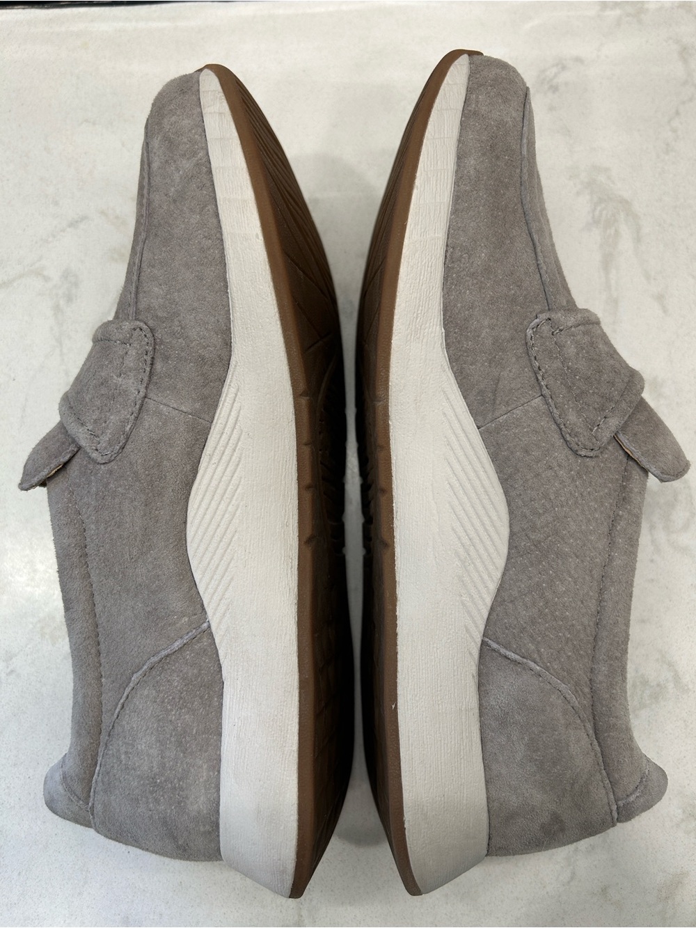 Dansko Clementine Slip-On Suede Leather Sneaker Light Grey - Picture 9 of 14